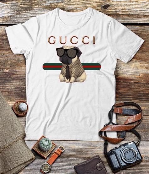 gucci pug t shirt|Gucci pets.